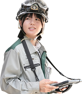 2024年入社 土木工事部 原田知佳さん