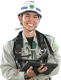 2021年入社 建築工事部 島袋 駆琉さん 