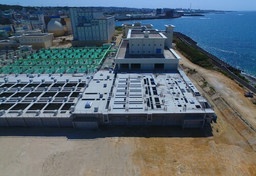 宜野湾浄化センター最初沈澱池